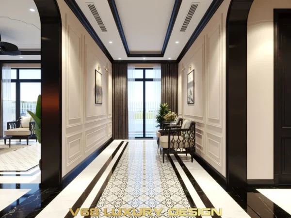 Biệt Thự Phong Cách Indochine Hạ Long1 Phòng Khách 7