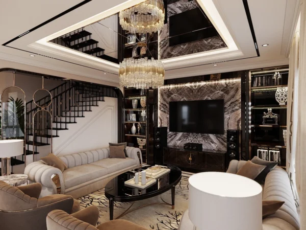 Biệt Thự Tân Cổ điển Tại Nam định - 1 Phòng Khách 2