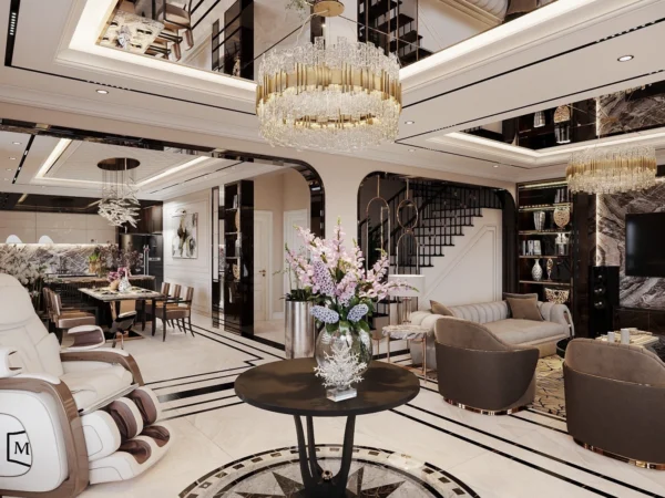 Biệt Thự Tân Cổ điển Tại Nam định - 1 Phòng Khách 5