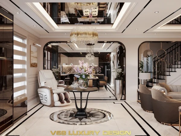 Biệt Thự Tân Cổ điển Tại Nam định - 1 Phòng Khách 6