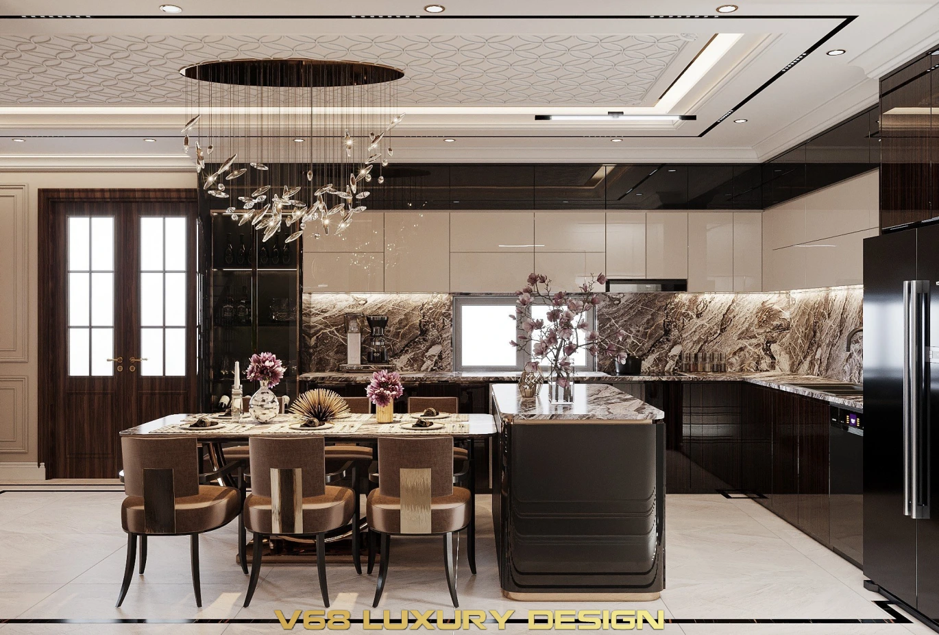 Biệt Thự Tân Cổ điển Tại Nam định - 2 Phòng Bếp 3