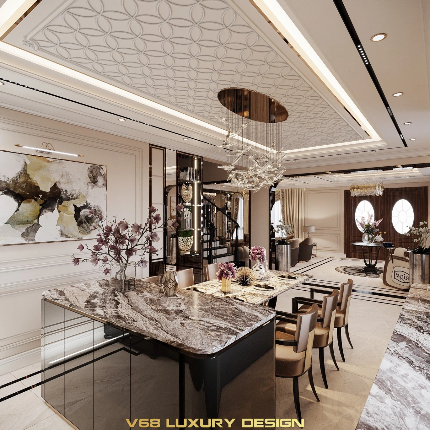 Biệt Thự Tân Cổ điển Tại Nam định - 2 Phòng Bếp 4