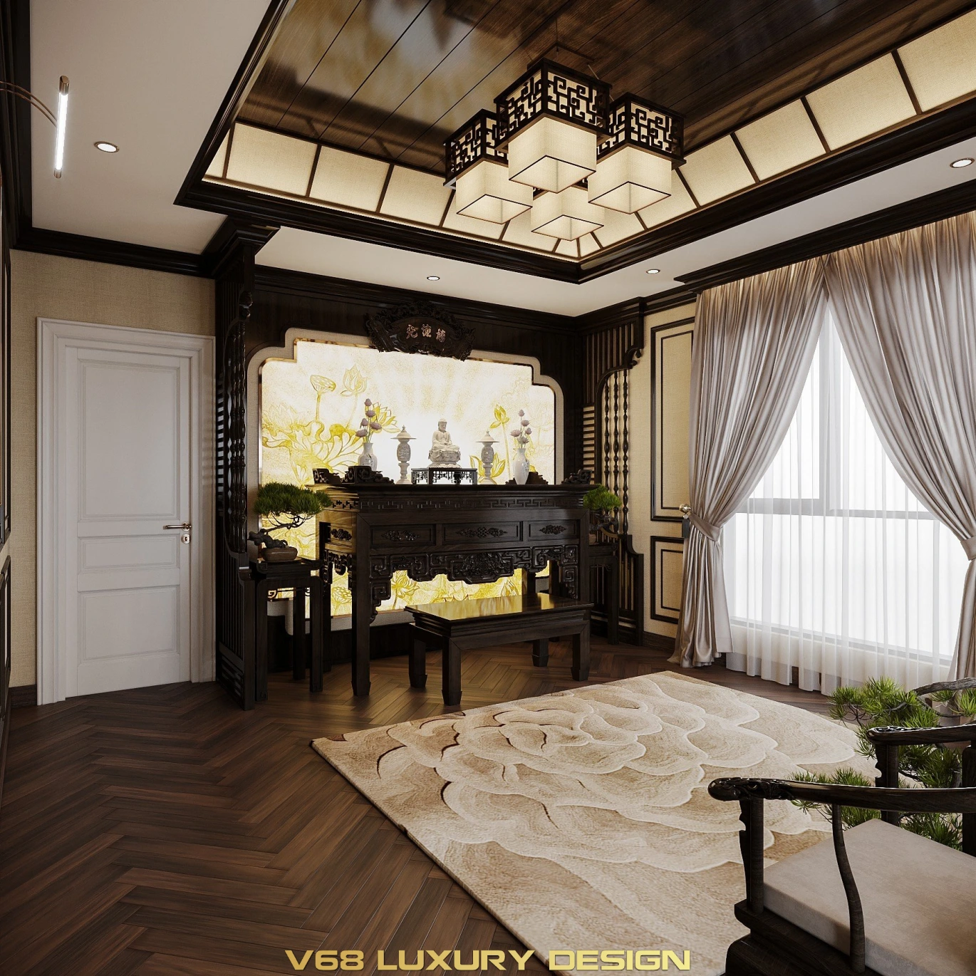 Biệt Thự Tân Cổ điển Tại Nam định - 3 Phòng Thờ 1