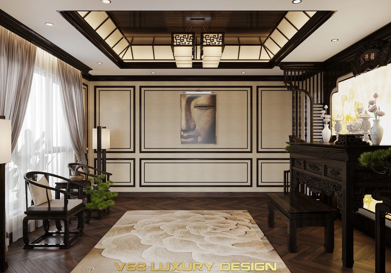 Biệt Thự Tân Cổ điển Tại Nam định - 3 Phòng Thờ 2