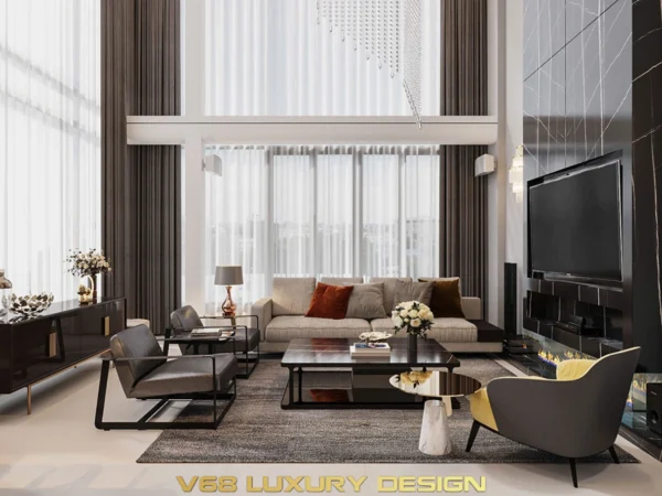 Thiết Kế Nội Thất Căn Hộ Duplex Thông Tầng Phong Cách Hiện đại - 0-thiet-ke-noi-that-biet-thu-v68-1106222