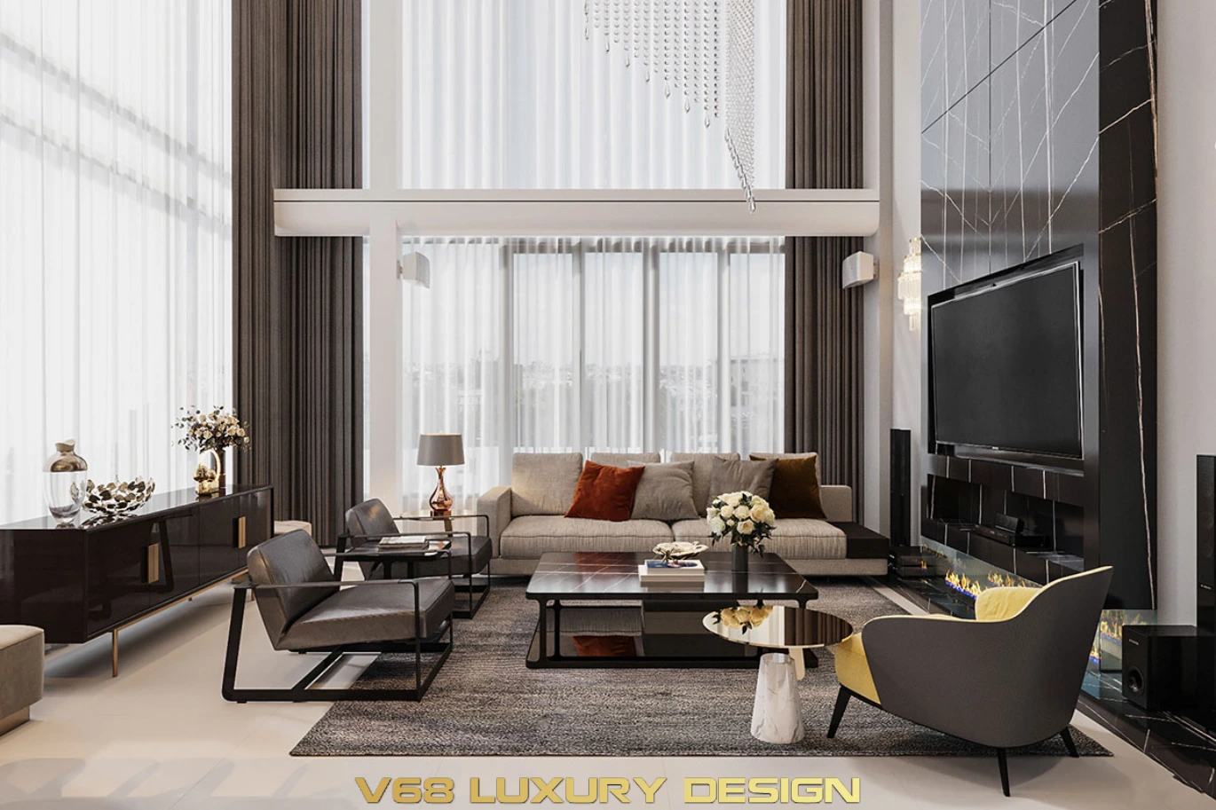 Thiết Kế Nội Thất Căn Hộ Duplex Thông Tầng Phong Cách Hiện đại - 0-thiet-ke-noi-that-biet-thu-v68-1106222