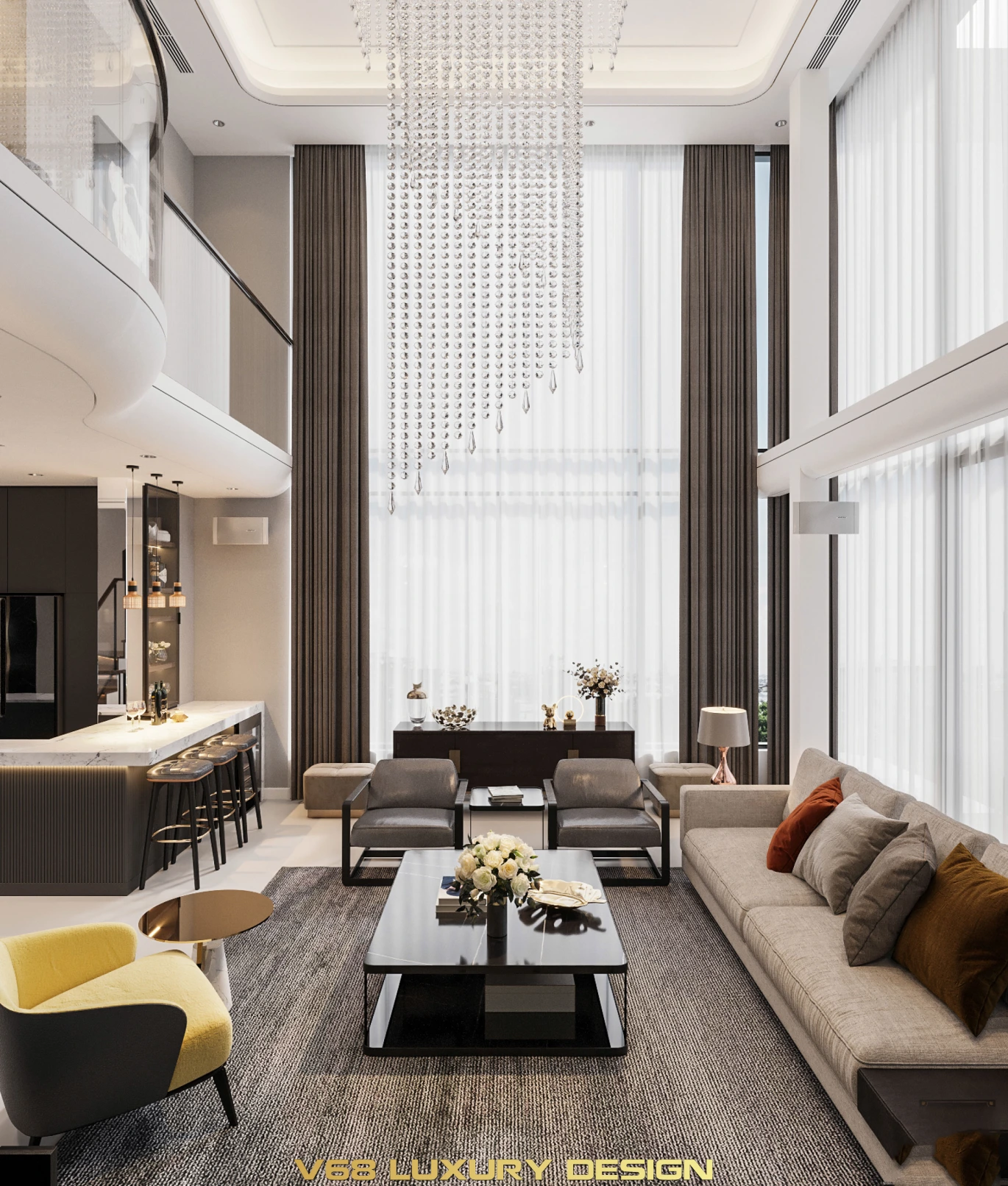 Thiết Kế Nội Thất Căn Hộ Duplex Thông Tầng Phong Cách Hiện đại - 0-thiet-ke-phong-khach-dep-v68-110622