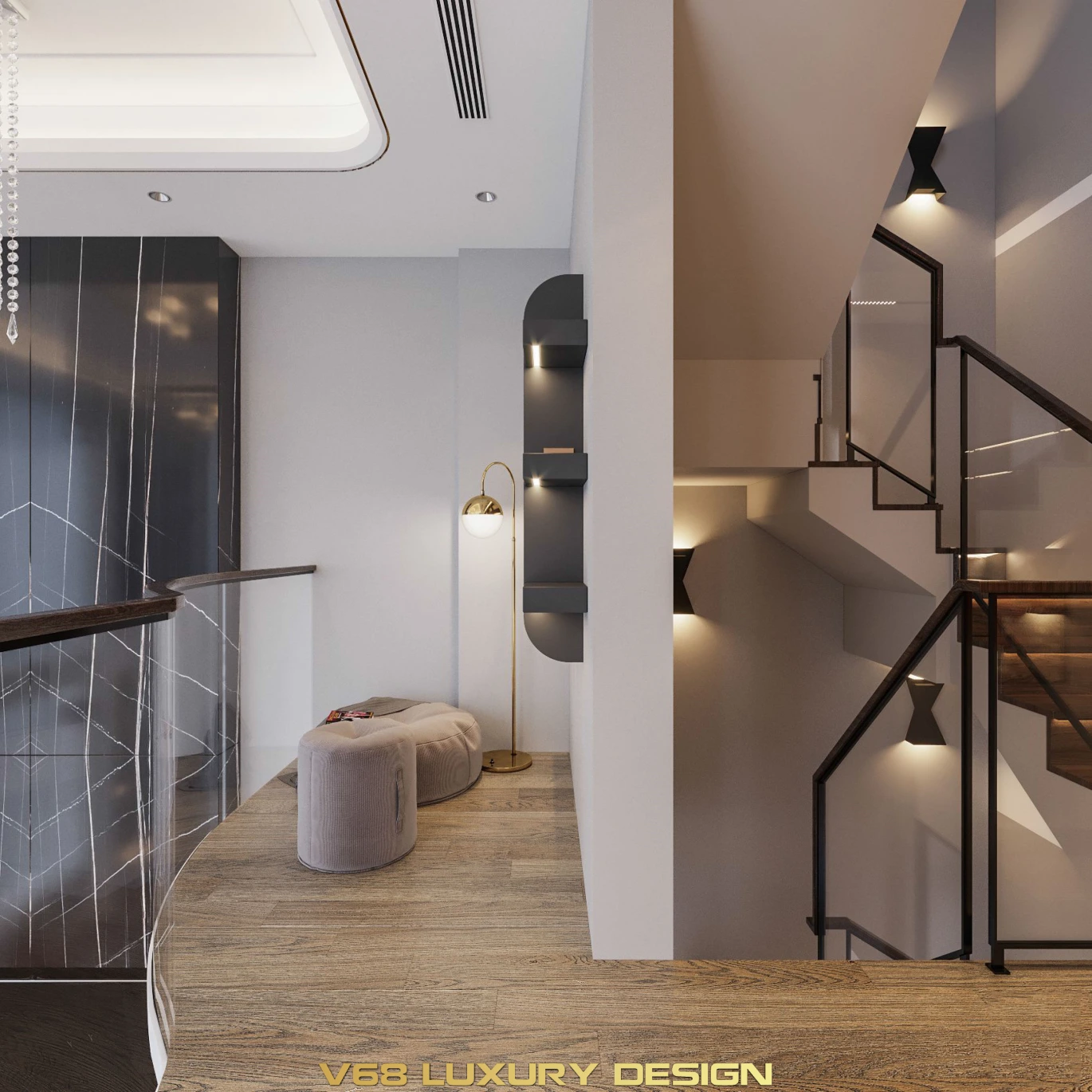 Thiết Kế Nội Thất Căn Hộ Duplex Thông Tầng Phong Cách Hiện đại - 1-phong-ngu-duplex-dep-v68-110622