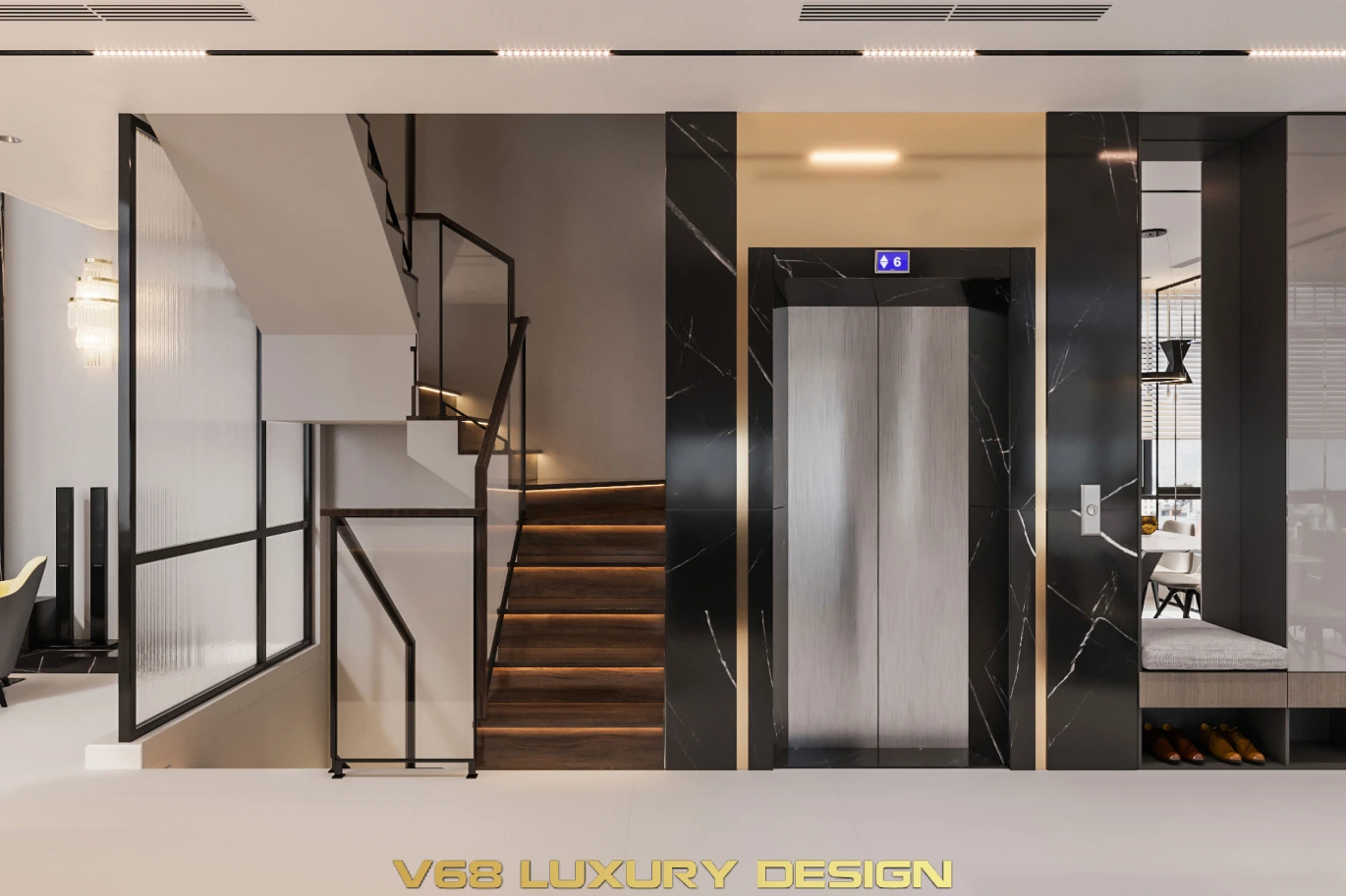 Thiết Kế Nội Thất Căn Hộ Duplex Thông Tầng Phong Cách Hiện đại - 2-thiet-ke-noi-that-nha-pho-v68-110622