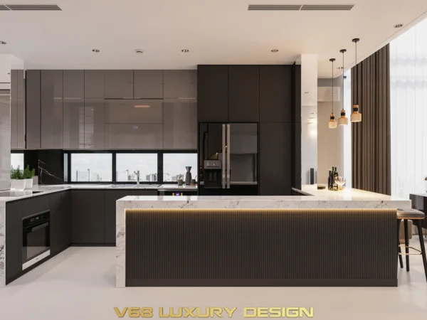 Thiết Kế Nội Thất Căn Hộ Duplex Thông Tầng Phong Cách Hiện đại - 2-thiet-ke-phong-bep-dep-v68-110622