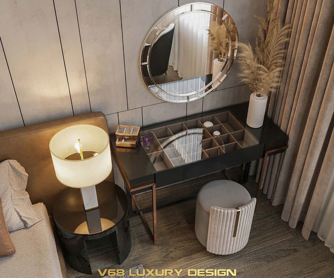 Thiết Kế Nội Thất Căn Hộ Duplex Thông Tầng Phong Cách Hiện đại - 3-phong-ngu-can-ho-duplex-v68-110622