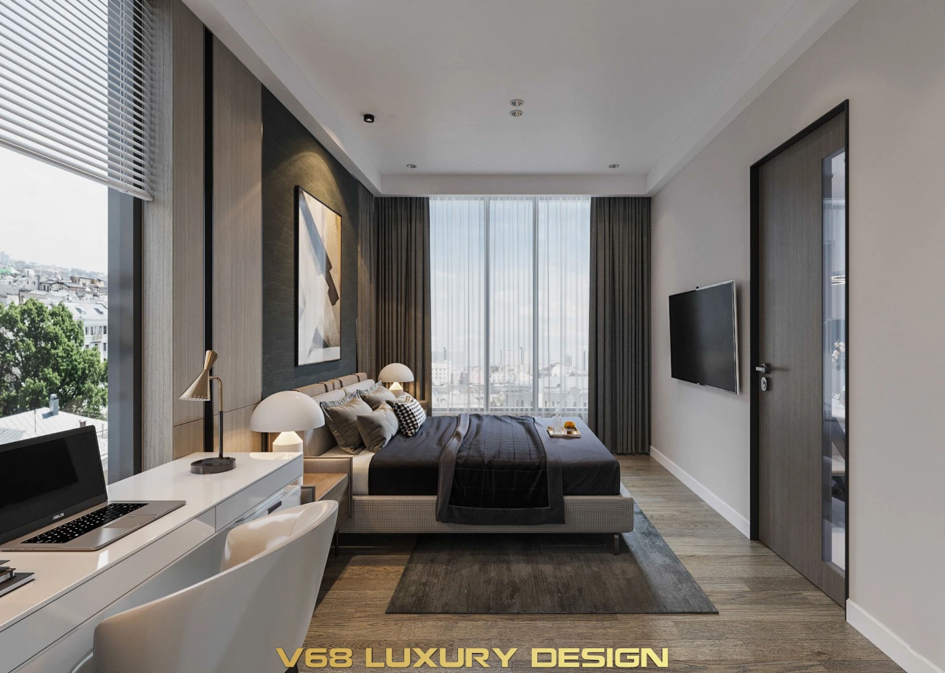 Thiết Kế Nội Thất Căn Hộ Duplex Thông Tầng Phong Cách Hiện đại - 4-noi-that-nha-pho-v68-110622-22