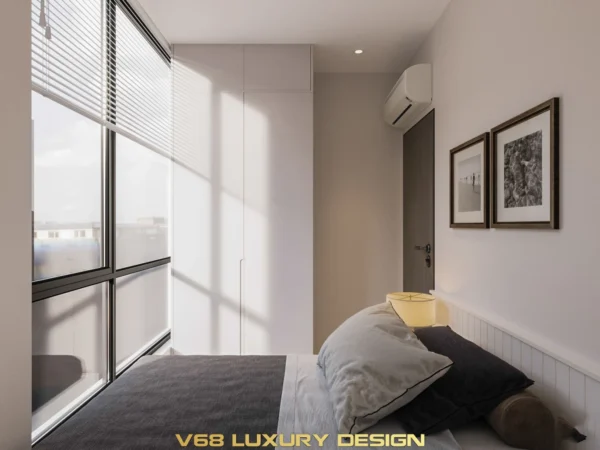 Thiết Kế Nội Thất Căn Hộ Duplex Thông Tầng Phong Cách Hiện đại - 6-phong-ngu-chung-cu-v68-110622