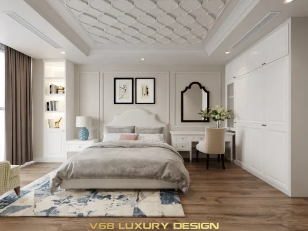 Thiết Kế Căn Hộ Duplex Nội Thất Phong Cách Tân Cổ điển -5 Thiết Kế Phòng Ngủ Master 1