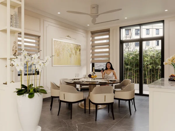 Thiết Kế Nội Thất Biệt Thự Tân Cổ điểnphòng Bếp 6