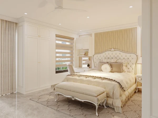 Thiết Kế Nội Thất Biệt Thự Tân Cổ điểnphòng Ngủ 1 Master 1