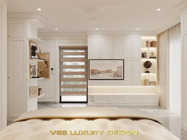 Thiết Kế Nội Thất Biệt Thự Tân Cổ điểnphòng Ngủ 1 Master 4