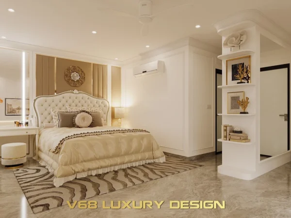 Thiết Kế Nội Thất Biệt Thự Tân Cổ điểnphòng Ngủ 1 Master (4)