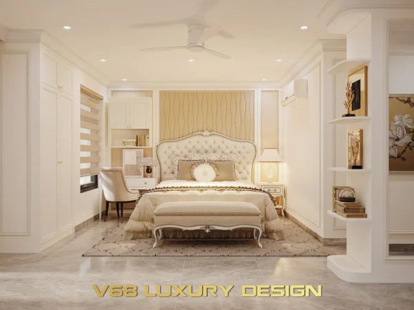 Thiết Kế Nội Thất Biệt Thự Tân Cổ điểnphòng Ngủ 1 Master