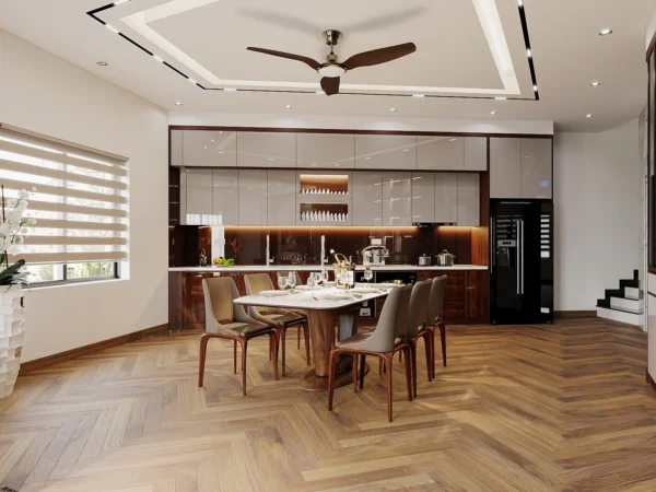 Thiết Kế Nội Thất Nhà Phố Hiện đại Tại Hưng Yên -2 Phòng ăn 1