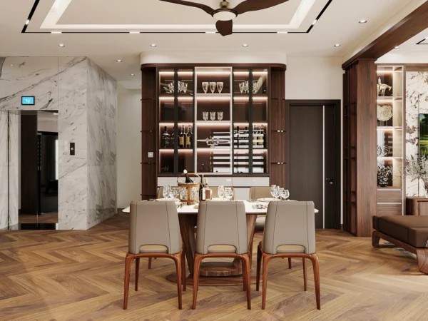 Thiết Kế Nội Thất Nhà Phố Hiện đại Tại Hưng Yên -2 Phòng ăn 3