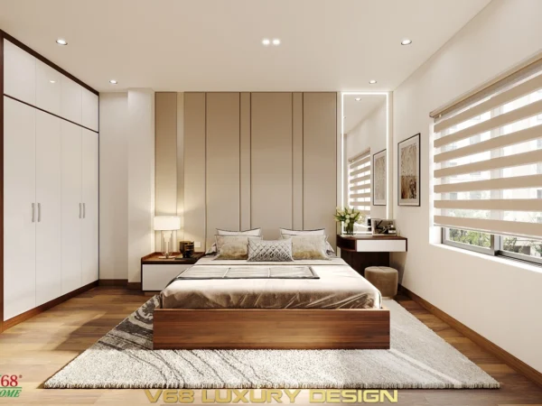 Thiết Kế Nội Thất Nhà Phố Hiện đại Tại Hưng Yên -4 Phòng Ngủ Master 1