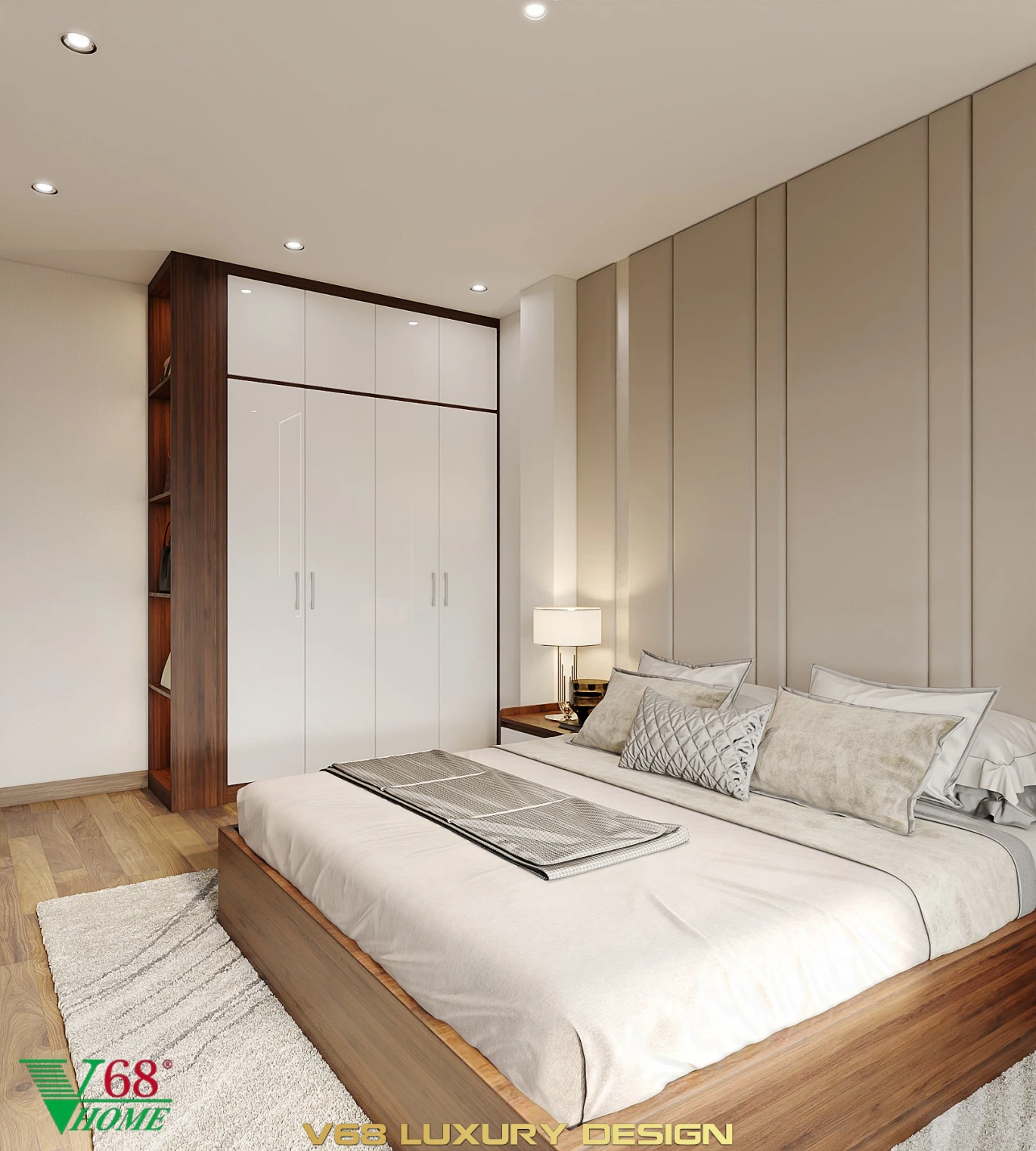 Thiết Kế Nội Thất Nhà Phố Hiện đại Tại Hưng Yên -4 Phòng Ngủ Master 3