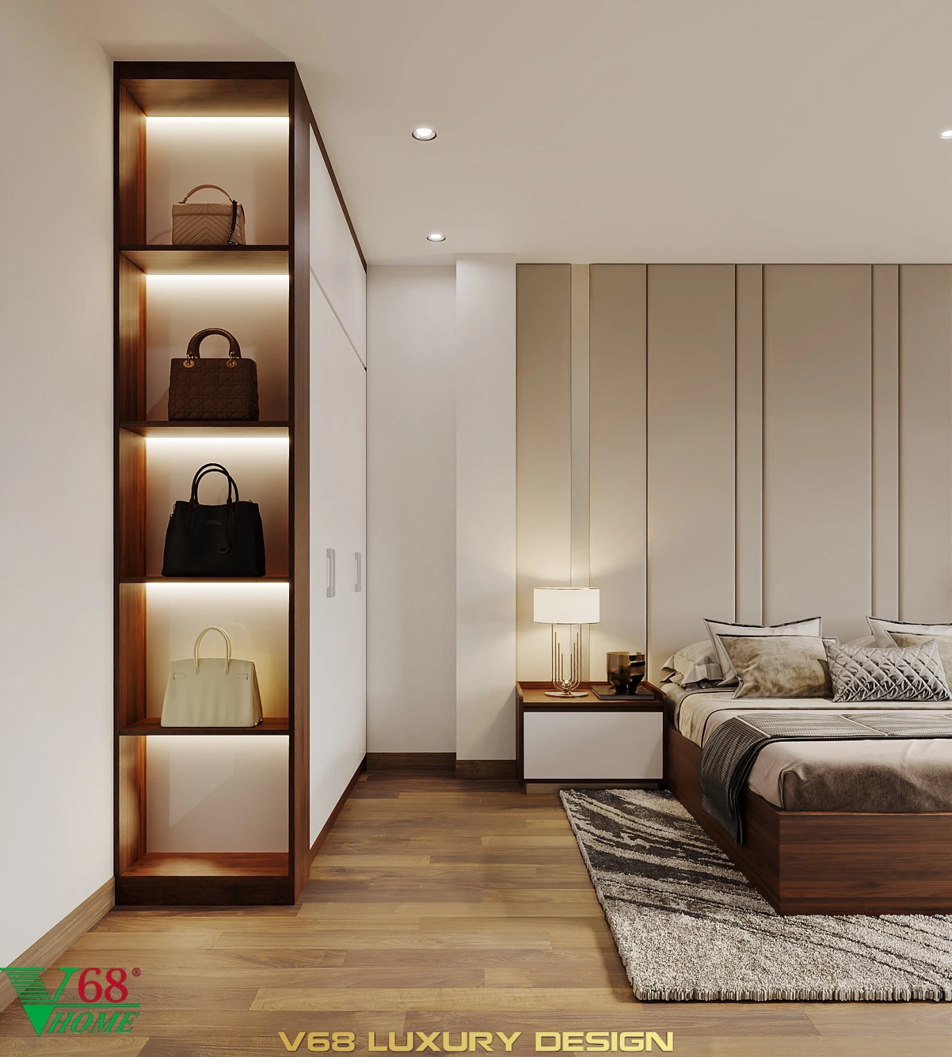 Thiết Kế Nội Thất Nhà Phố Hiện đại Tại Hưng Yên -4 Phòng Ngủ Master 4