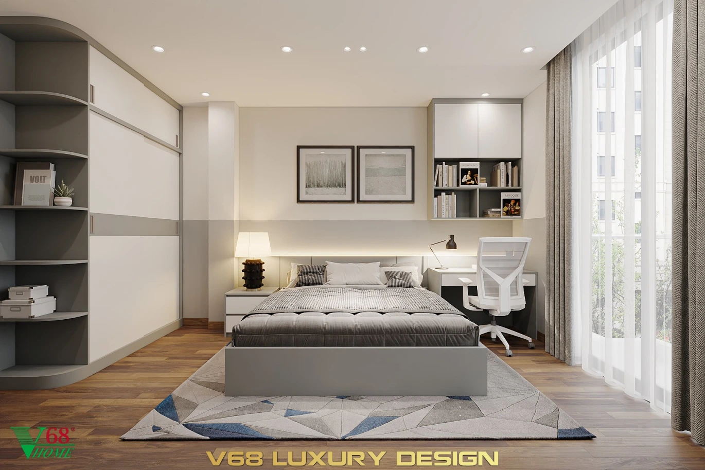 Thiết Kế Nội Thất Nhà Phố Hiện đại Tại Hưng Yên -5 Phòng Ngủ 1