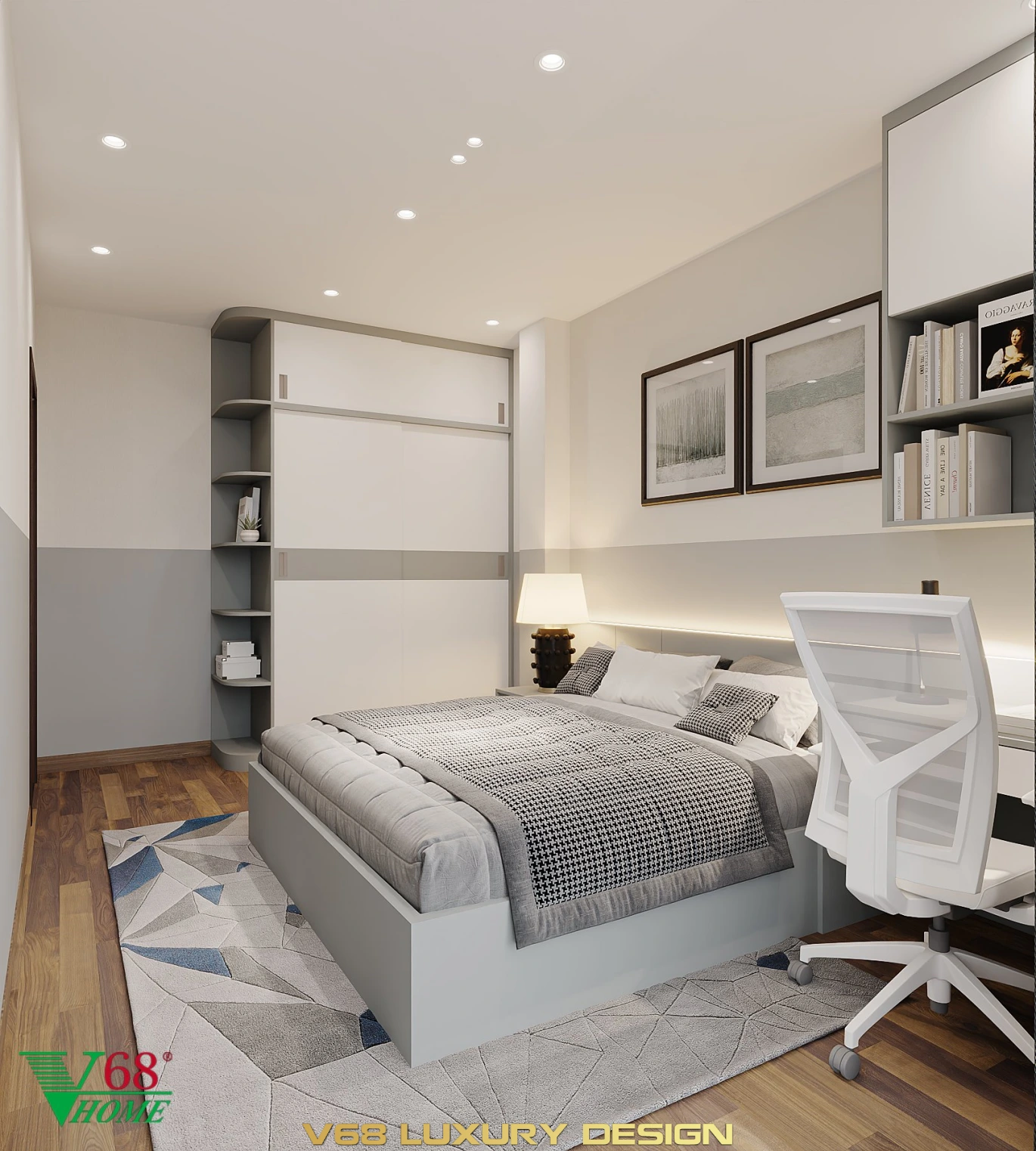 Thiết Kế Nội Thất Nhà Phố Hiện đại Tại Hưng Yên -5 Phòng Ngủ 2