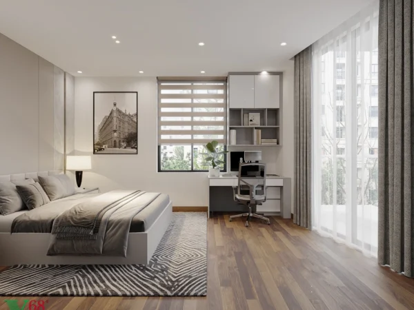 Thiết Kế Nội Thất Nhà Phố Hiện đại Tại Hưng Yên -5 Phòng Ngủ 3