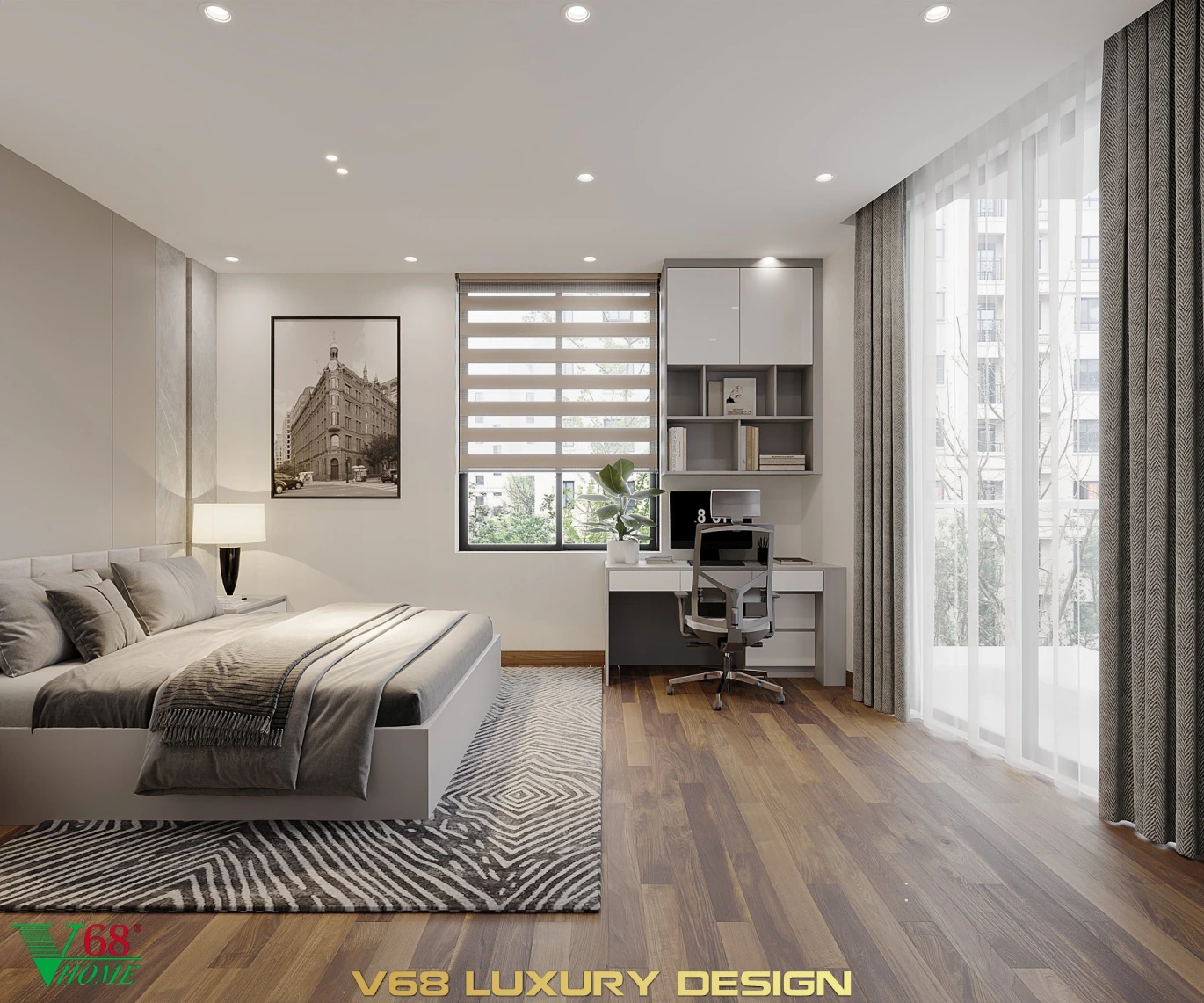 Thiết Kế Nội Thất Nhà Phố Hiện đại Tại Hưng Yên -5 Phòng Ngủ 3