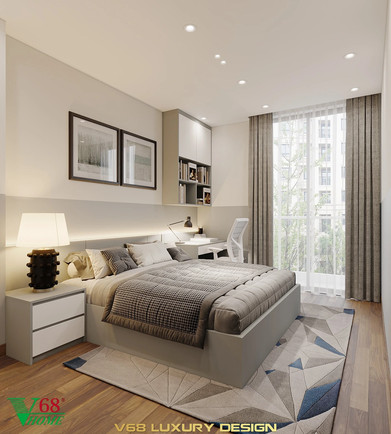 Thiết Kế Nội Thất Nhà Phố Hiện đại Tại Hưng Yên -5 Phòng Ngủ 5