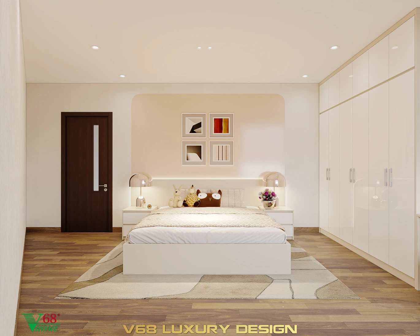 Thiết Kế Nội Thất Nhà Phố Hiện đại Tại Hưng Yên -6 Phòng Ngủ 1