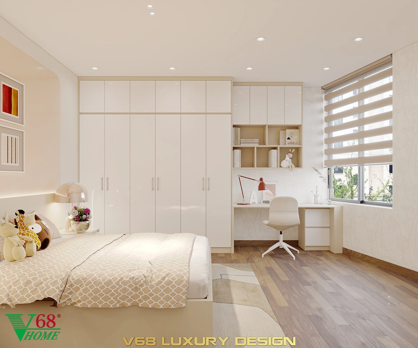 Thiết Kế Nội Thất Nhà Phố Hiện đại Tại Hưng Yên -6 Phòng Ngủ 2