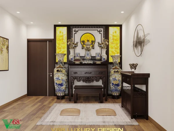 Thiết Kế Nội Thất Nhà Phố Hiện đại Tại Hưng Yên -8 Phòng Thờ 1