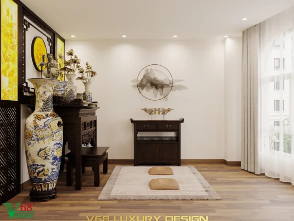 Thiết Kế Nội Thất Nhà Phố Hiện đại Tại Hưng Yên -8 Phòng Thờ 2