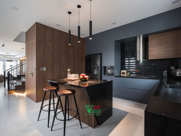 tủ bếp nhà phố đẹp