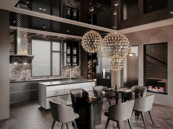 nội thất nhà phố hiện đại Vĩnh Phúc