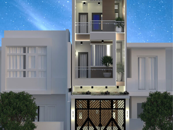 phòng ngủ nhà phố hiện đại