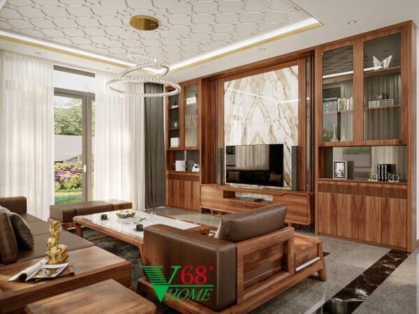 phòng khách nhà phố đẹp