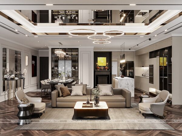 Thiết kế nội thất căn hộ 02-04 chung cư T4 Times City