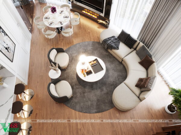 Thiết kế nội thất tân cổ điển tòa R5 Royal City