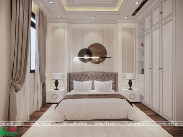 thiết kế phòng ngủ tân cổ điển