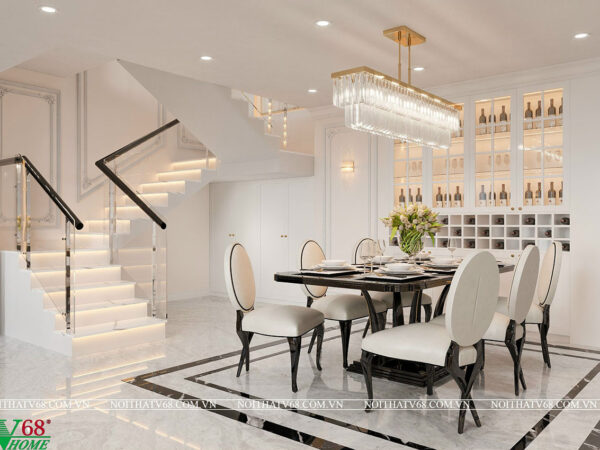 nội thất phòng ngủ master căn hộ duplex