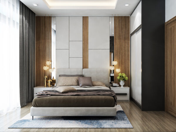 thiết kế phòng ngủ nhà phố
