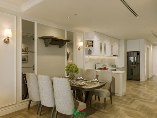 Nội Thất Căn Hộ Chung Cư Tân Cổ điển Tại Brg Dianamond Residence D0105 5