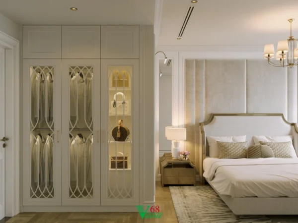 Nội Thất Căn Hộ Chung Cư Tân Cổ điển Tại Brg Dianamond Residence D0105 9