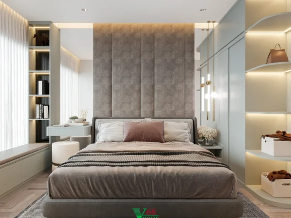 Nội Thất Căn Hộ Chung Cư Tân Cổ điển Tại Brg Dianamond Residence D021505 Pn Master 1