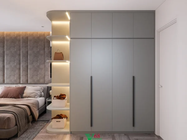 Nội Thất Căn Hộ Chung Cư Tân Cổ điển Tại Brg Dianamond Residence D021505 Pn Master 1c